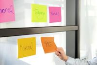 Post-it Super Sticky Meeting notes, 45 vel, ft 152 x 203 mm, geassorteerde kleuren, pak van 4 blokken - thumbnail