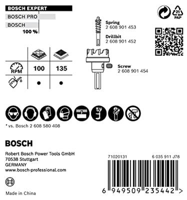 Bosch Accessoires Expert Construction Material gatzaag 19 x 60 mm - 1 stuk(s) - 2608900451