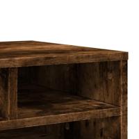 Printerkastje 49x40x22,5 cm bewerkt hout gerookt eikenkleurig - thumbnail