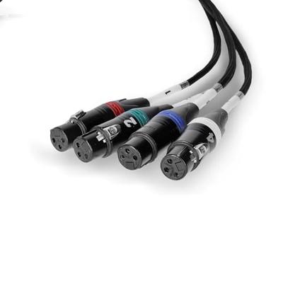Palmer AoC Loom XLRf van etherCON naar 4x XLR female 50cm
