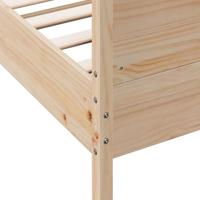 Bedframe zonder matras massief grenenhout 160x200 cm - thumbnail