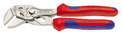 Knipex Sleuteltang | 150 mm Lengte | Tang en Schroefsleutel in Eén | Meer-Componentengrepen - 86 05 150 SB