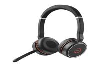 Jabra Evolve 75 SE draadloze stereo headset - Bluetooth headset met noise cancelling microphone en active noise cancellation - MS Teams gecertificeerd, werkt met alle andere platformen - zwart - thumbnail