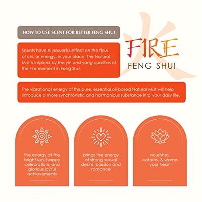 Aromafume Feng Shui Luchtverfrisser Spray Vuur - 100ml