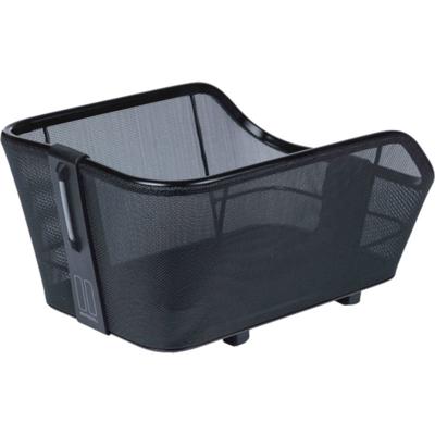 Basil cento tech fiber wsl - fietsmand - achterop - solid zwart