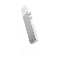 Hyper - HyperDrive NET 6-in-2 hub voor USB-C voor MacBook Pro/Air - HDMI 4K60Hz HDR, USB-C 40Gbps 100W PD, USB-C 5Gbps 60W PD, 2x USB-A 3.0, Gigabit Ethernet - zilver - thumbnail