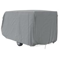 VidaXL Caravanhoes 550x250x220 cm vliesvlies grijs - thumbnail