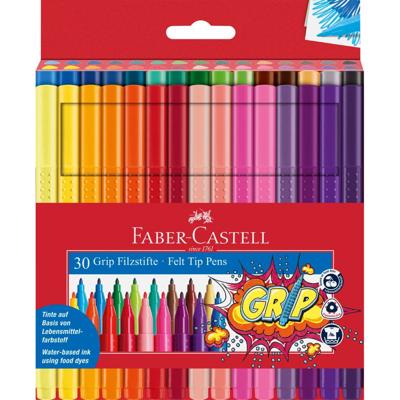 Faber Castell Viltstiften Grip - 30 kleuren