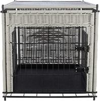 TRIXIE BENCH HOMEKENNEL POLYROTAN LICHTGRIJS 58X77X60 CM - thumbnail