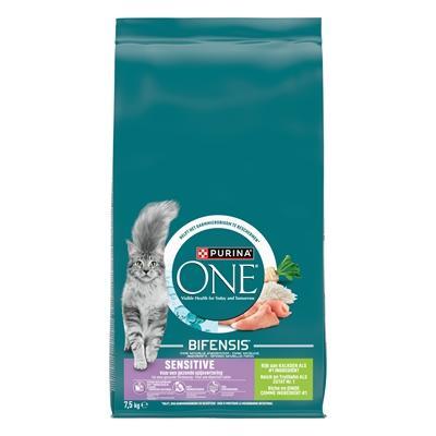 Purina One Sensitive met kalkoen kattenvoer 2 x 7,5 kg