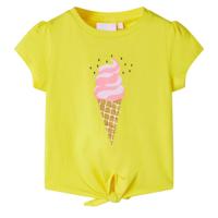 VidaXL Kindershirt 128 geel - thumbnail