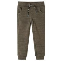 VidaXL Kinderjoggingbroek 104 gemêleerd donker kaki - thumbnail