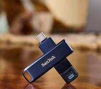 Phone drive 256gb lightning- usb-c blauw - thumbnail