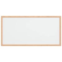 Magnetisch whiteboard met massief grenenhouten frame 60x30 cm - thumbnail