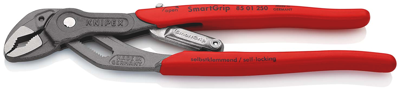 Knipex SmartGrip® Waterpomptang | 250 mm Lengte | Automatische Instelling | Anti-Slip | Kunststof Bekleed - 85 01 250 SB Knipex SmartGrip® Waterpomptang | 250 mm Lengte | Automatische Instelling | Anti-Slip | Kunststof Bekleed - 85 01 250 SB