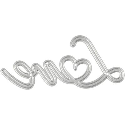 Creativ Company Snijmal, love, afm 69x30,5 mm, 1 stuk