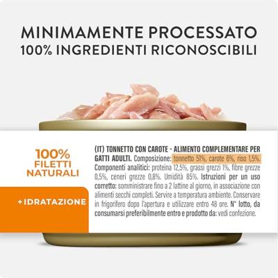 SCHESIR Complements Tuna with squids in jelly- nat kattenvoer - 70g