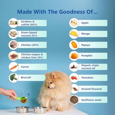 Pawfect freeze dried foods fish recipe
