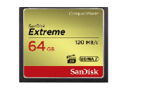 Sandisk CF geheugenkaart - 64GB - Extreme - thumbnail