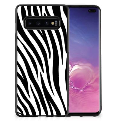 Samsung Galaxy S10+ Back Cover Zebra Samsung Galaxy S10+ Back Cover Zebra