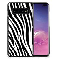 Samsung Galaxy S10+ Back Cover Zebra - thumbnail