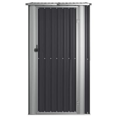 VidaXL Tuinschuur 118,5x97x209,5 cm gegalvaniseerd staal antraciet