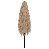 VidaXL Parasol met stalen paal 248x248x248 cm bruin - thumbnail