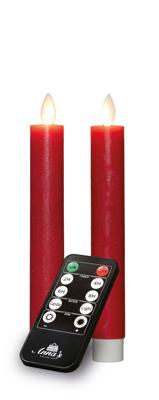 Dinerkaars-USB wax 18 cm rood Anna's Collection - Annas collection