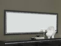 Spiegel REBECCA 180 cm hoogglans zwart - thumbnail