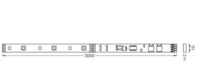 OSRAM HOMELIGHTING 4099854448553 LED-strip 230 V Warmwit 1 stuk(s) OSRAM HOMELIGHTING 4099854448553 LED-strip 230 V Warmwit 1 stuk(s)