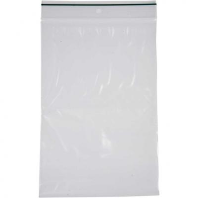 Zip Lock zakjes, afm 12x18 cm, dikte 0,05 mm, 100 stuk/ 1 doos