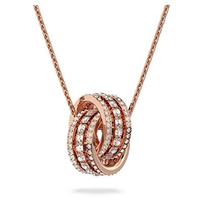 Swarovski 5419853 Ketting Further Pendant Double rosékleurig