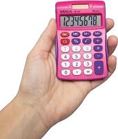 Maul MJ 450 Bureaurekenmachine Pink Aantal displayposities: 8 werkt op batterijen, werkt op zonne-energie (b x h) 113 mm x 72 mm - thumbnail