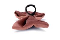 Designed By Lotte hondenstrik Zaza velvet roze 12 x 7 x 2cm - thumbnail
