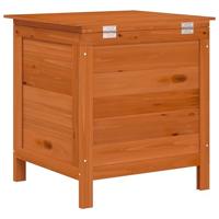 Tuinbox 50x49x56,5 cm massief vurenhout bruin - thumbnail