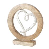Sculptuur Loretja rond Hart - thumbnail
