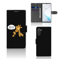 Samsung Galaxy Note 10 Leuk Hoesje Giraffe - thumbnail