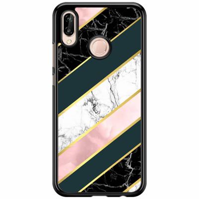 Huawei P20 Lite hoesje - Marble stripes