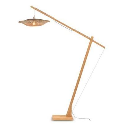 GOOD&MOJO Vloerlamp 'Kalimantan' Bamboe, 207cm, kleur Naturel