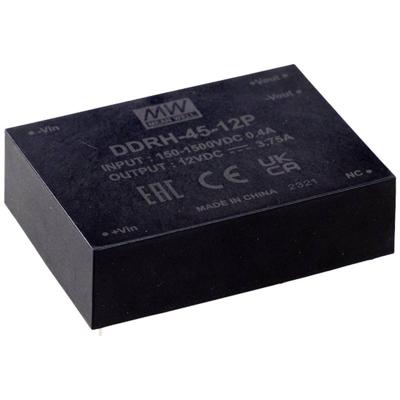 MEAN WELL DDRH-45-24P DC/DC-converter, print 24 V/DC Aantal uitgangen:1 x Inhoud 1 stuk(s)