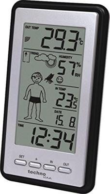 Proficell/Technoline WS 9632 Weerstation Zwart Proficell/Technoline WS 9632 Weerstation Zwart