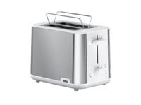 Braun HT 1510 WH Broodrooster BPA-vrij RVS, Wit - thumbnail