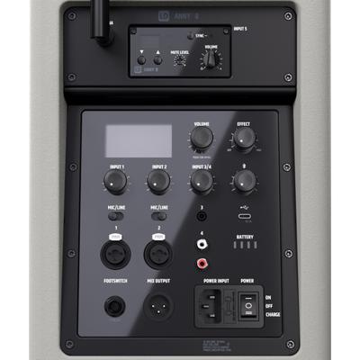 LD Systems ANNY 8 HHD B8 G Urban Grey met handheld 823-832 MHz + 863-865 MHz
