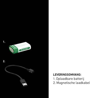 Ledlenser H15R Core Hoofdlamp LED werkt op een accu 1000 lm 80 h