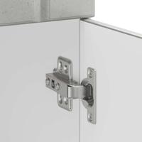 Keuken onderkast Lucca bewerkt hout betongrijs - thumbnail