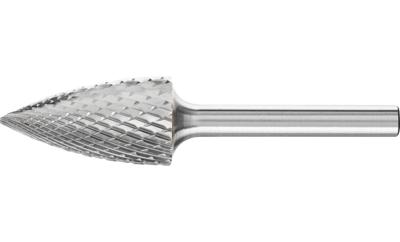 PFERD TOOLS 21122846 Freesstift Spitsboog Lengte 70 mm Afmeting, Ø 16 mm Werklengte 30 mm Schachtdiameter 6 mm