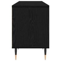 TV-kast Zwart eiken 150 x 30 x 44.5 cm Bewerkt hout - thumbnail