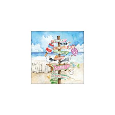 Ambiente servetten 25cm seaside signs