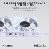 Phanteks PH-F120M25R_G2_DWT01_3P PC-ventilator (b x h x d) 120 x 25 x 120 mm - thumbnail