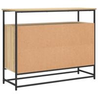 Dressoir 100x35x80 cm bewerkt hout sonoma eikenkleurig - thumbnail